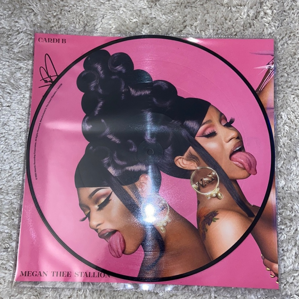 Signed Cardi B Vinyl - WAP Imagine on Vinyl